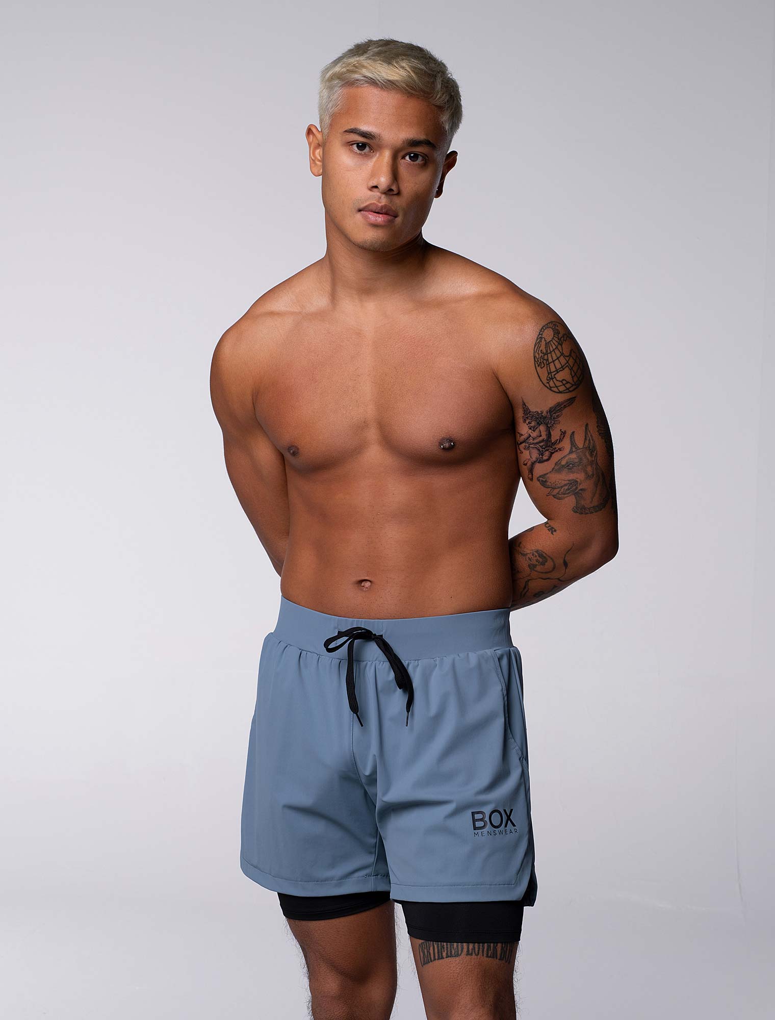 Men’s Two-Tone Sports Shorts – Bold, Lightweight & Comfortable