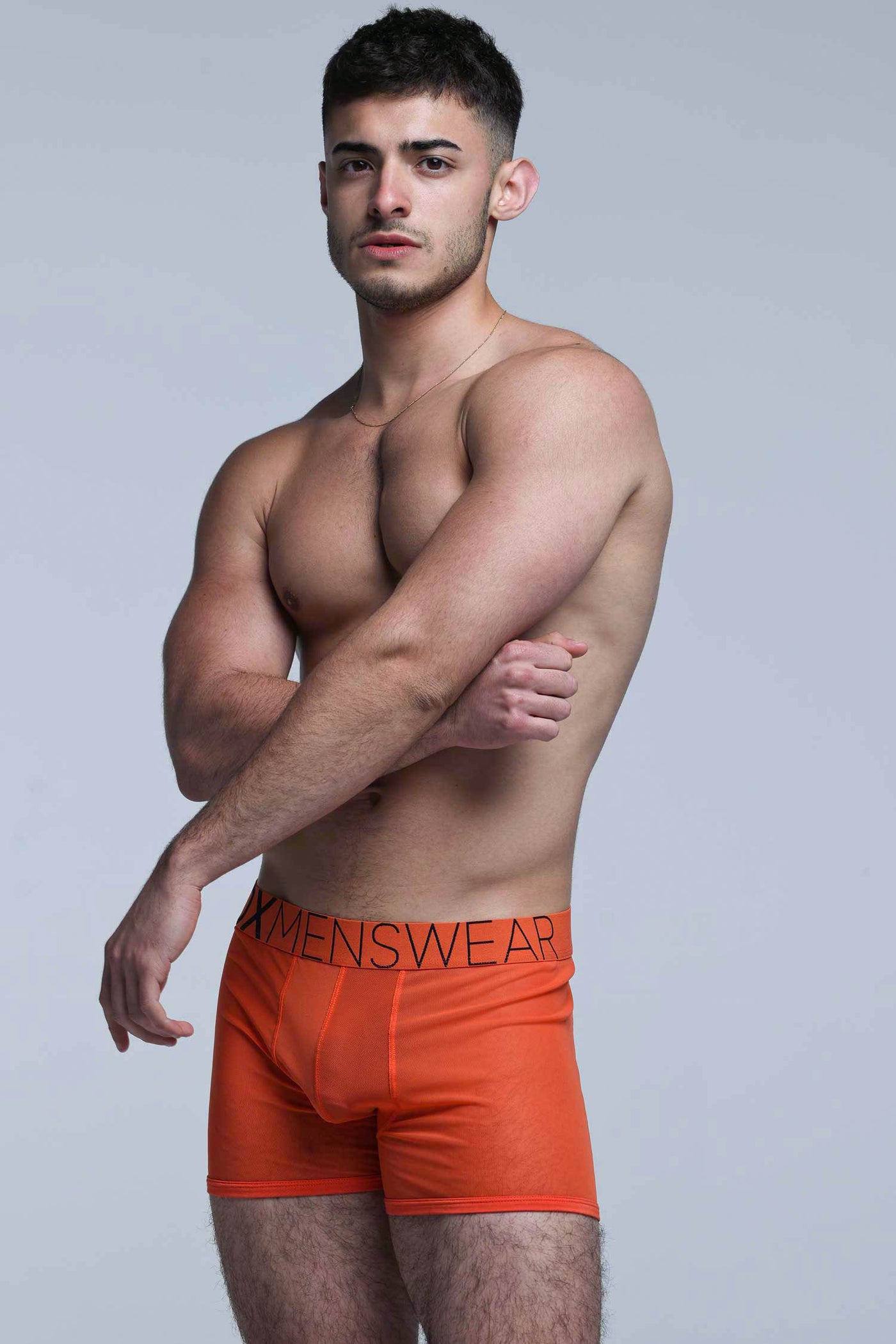 All Over Mesh Boxers - Orangeade