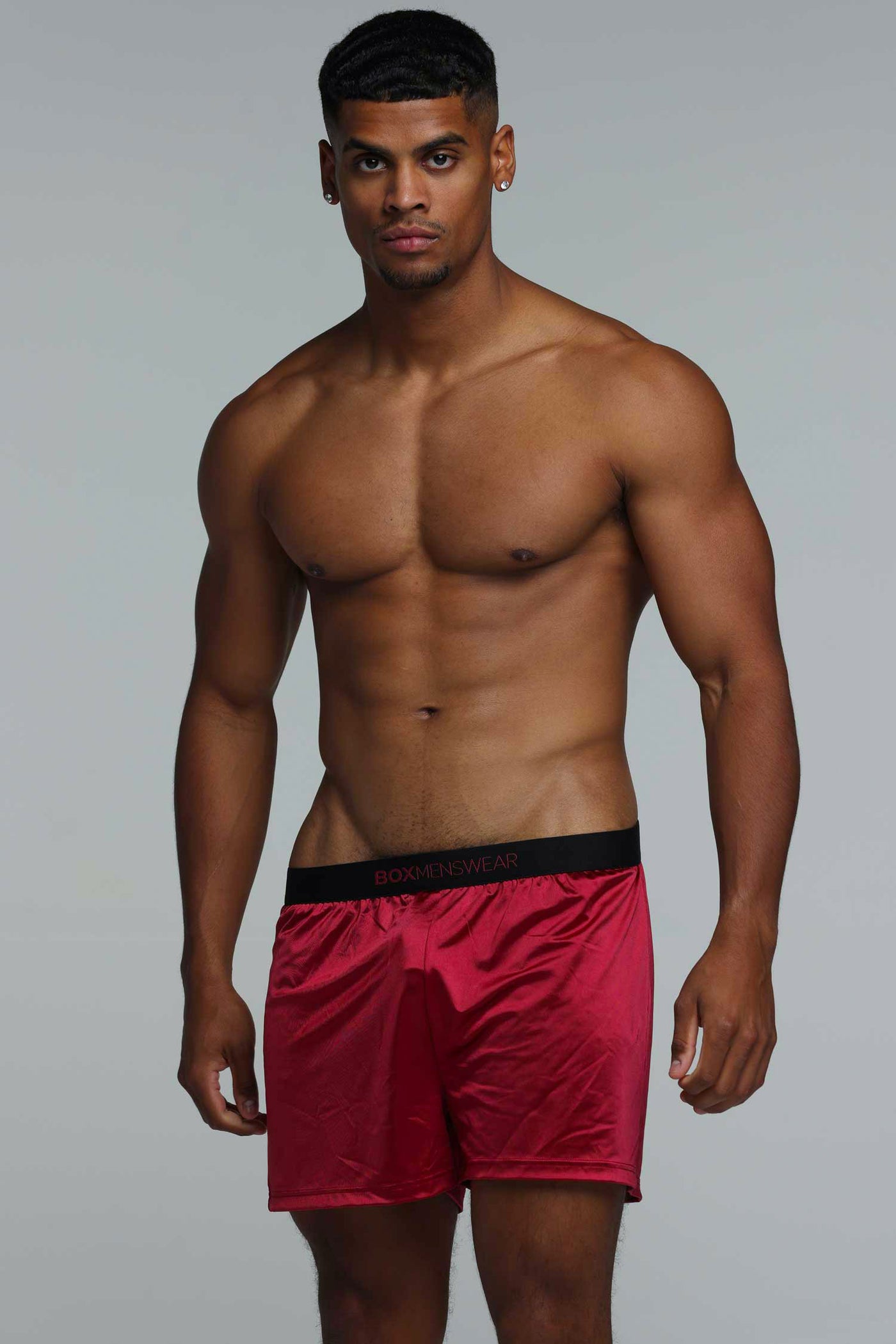 Satin Boxers - Rouge Desire