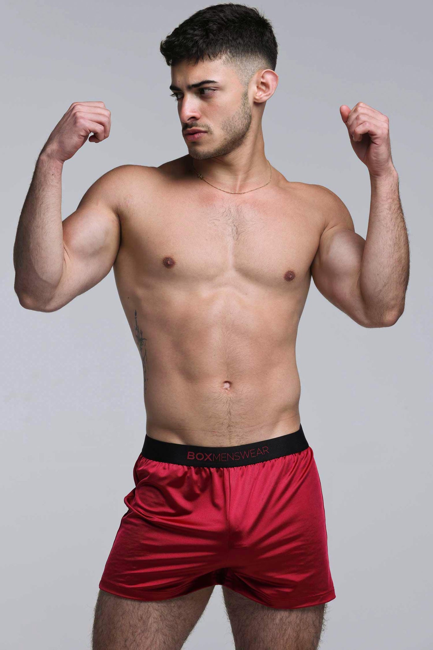 Satin Boxers - Rouge Desire