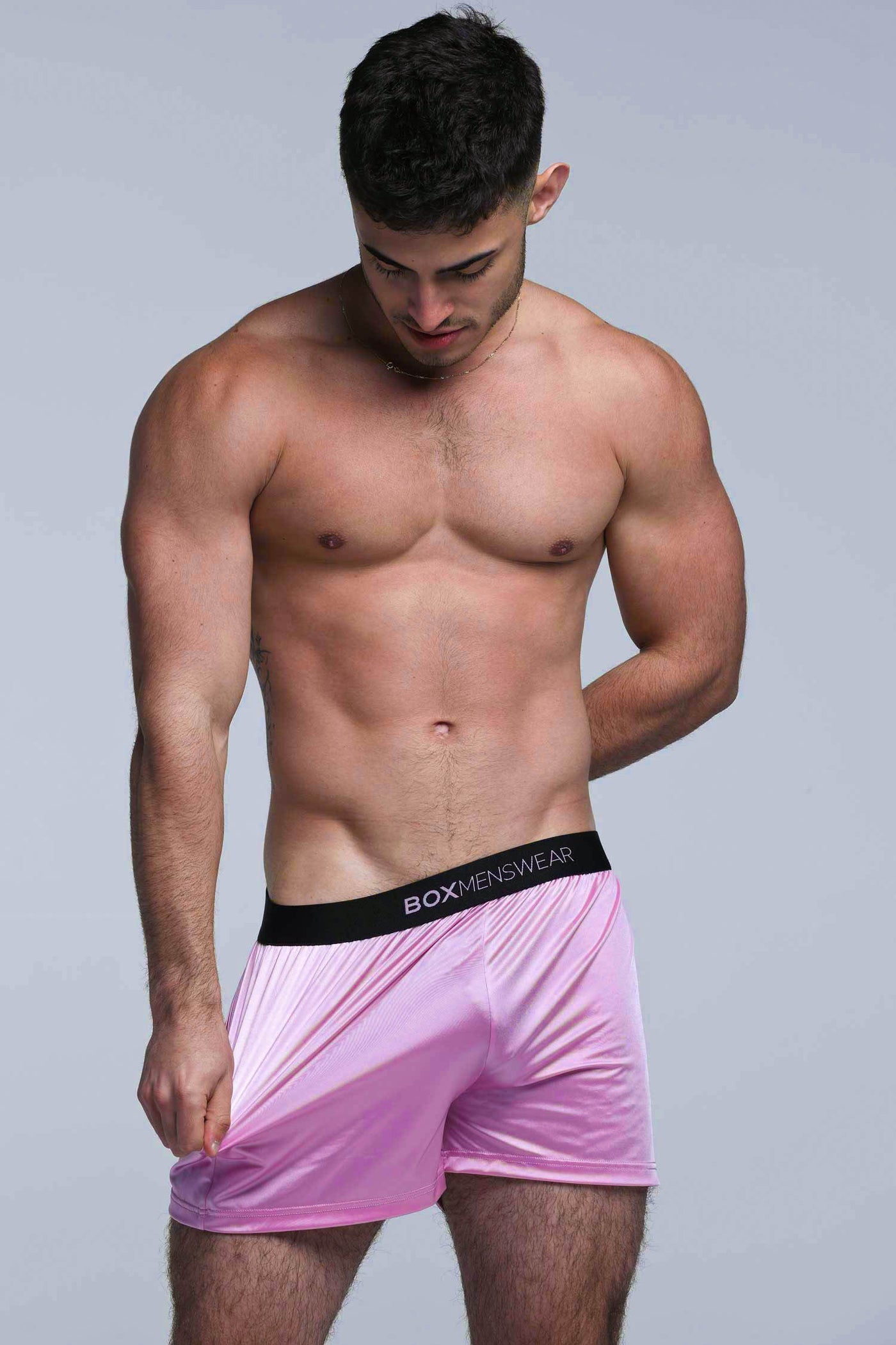 Satin Boxers - Pink Tease
