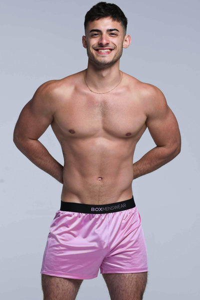 Satin Boxers - Pink Tease
