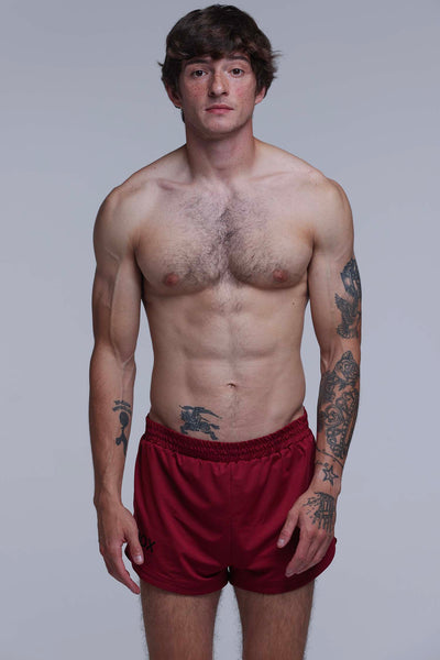 Compound Jock Shorts - Maroon