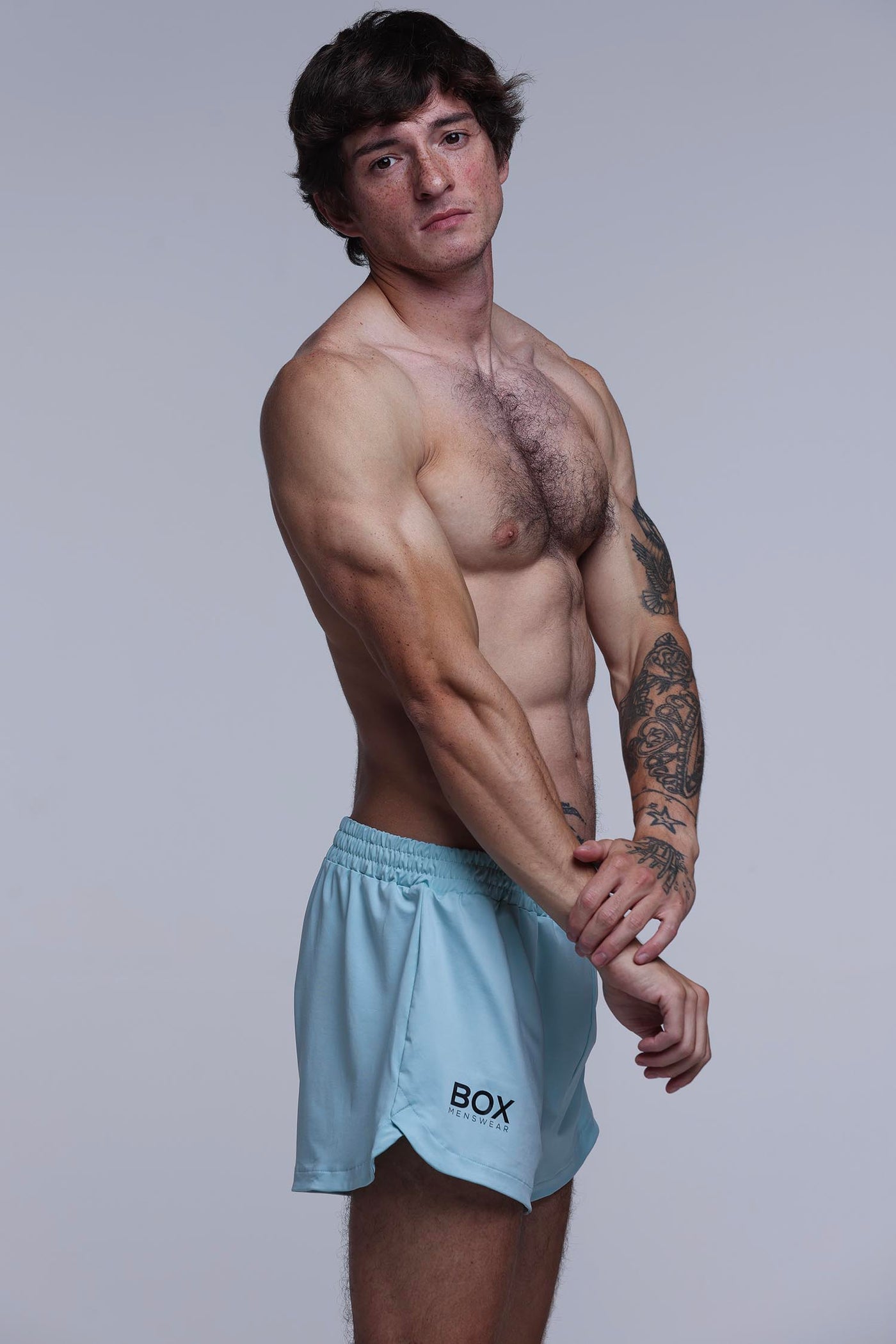 Compound Jock Shorts - Aqua