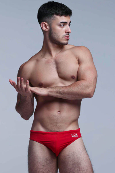 Swimming Trunks - Lifeguard Red