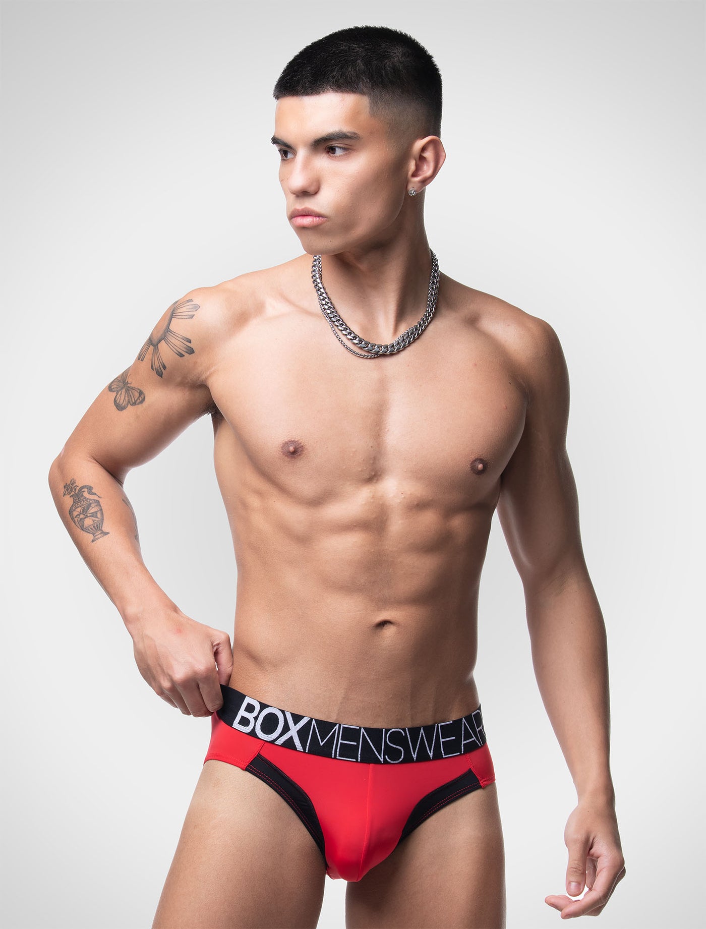 Prince Fit Briefs - Red & Black