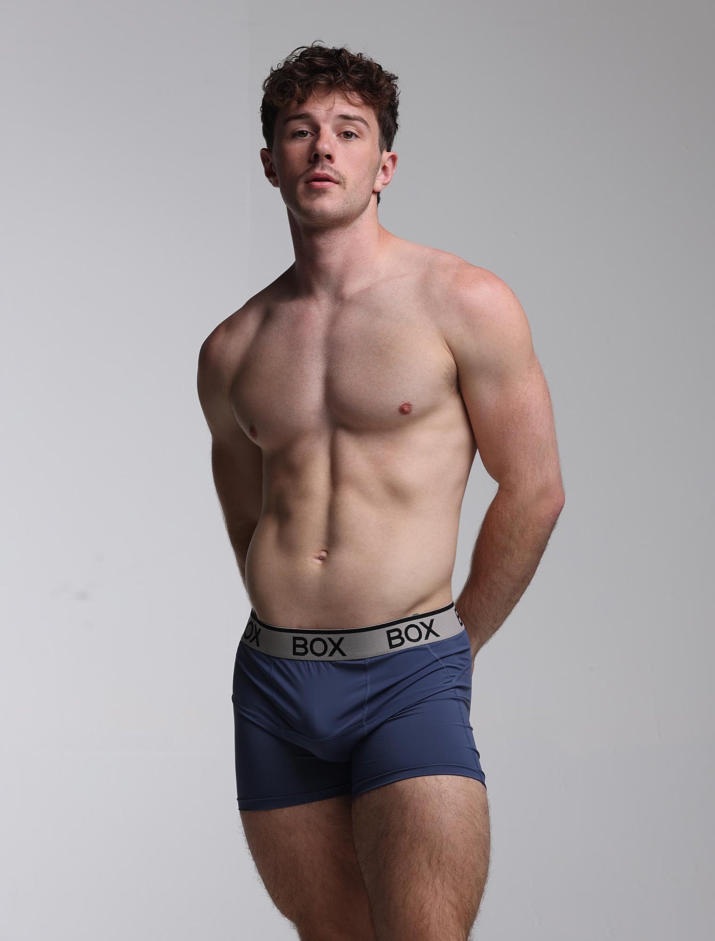 Mens Sports Boxers - Velocity Blue