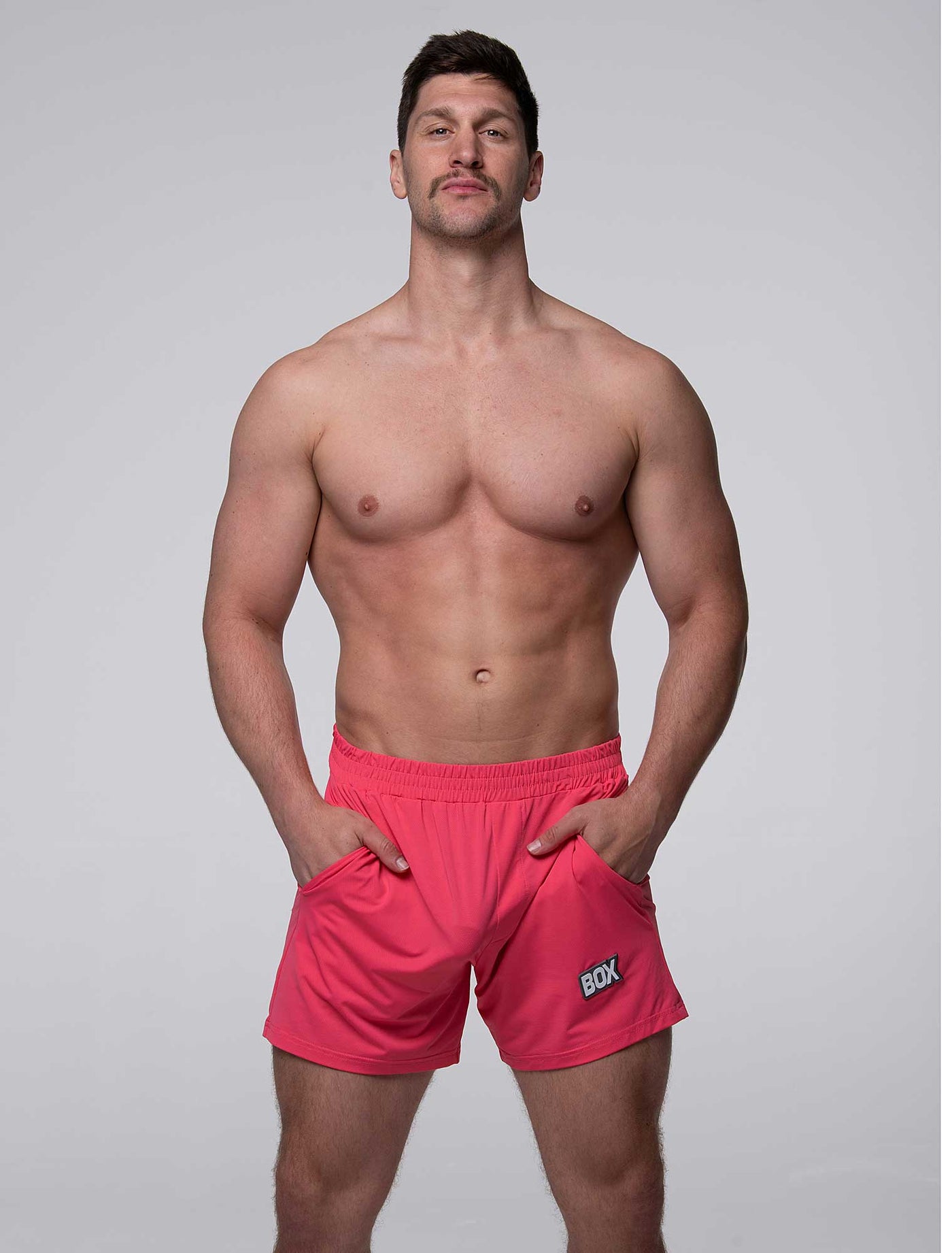 Mesh Football Shorts - Mascot Pink