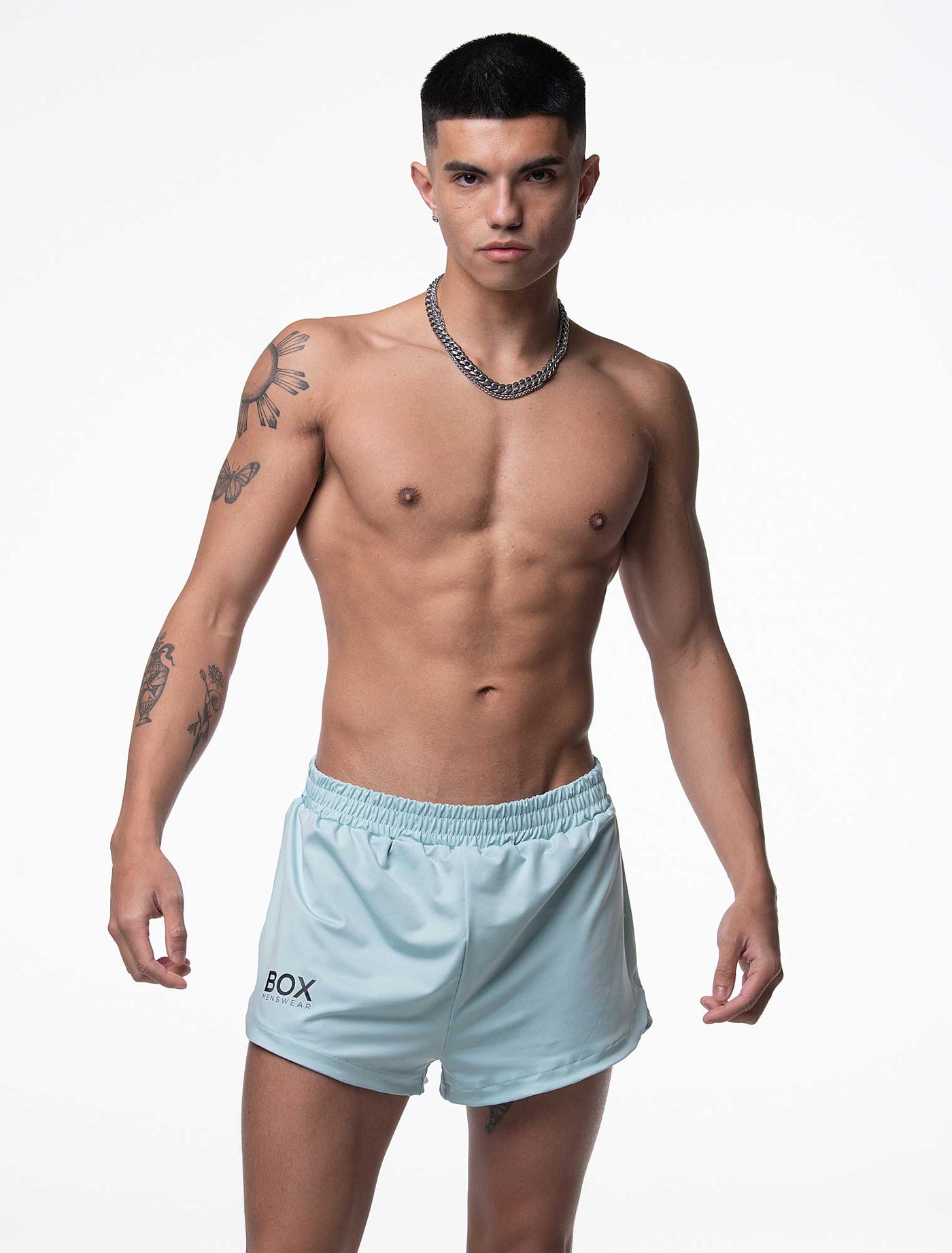 Compound Jock Shorts - Aqua