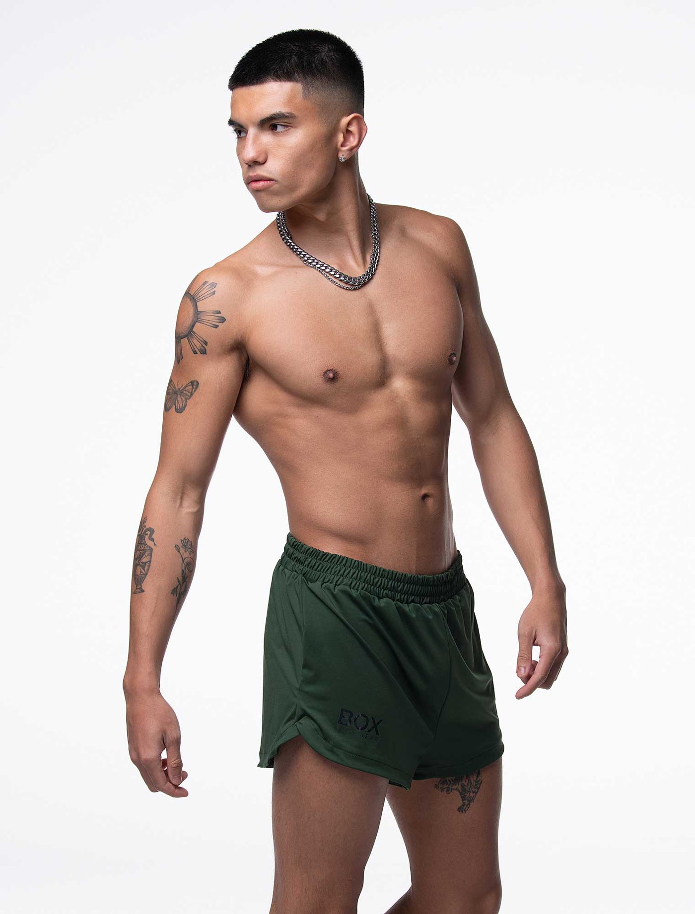 Compound Jock Shorts - Military Green