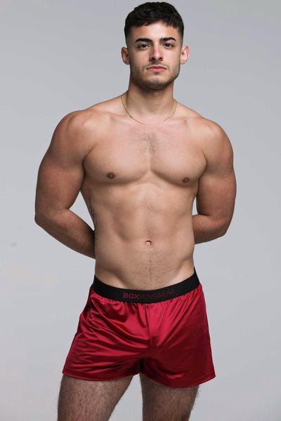 Satin Boxers - Rouge Desire