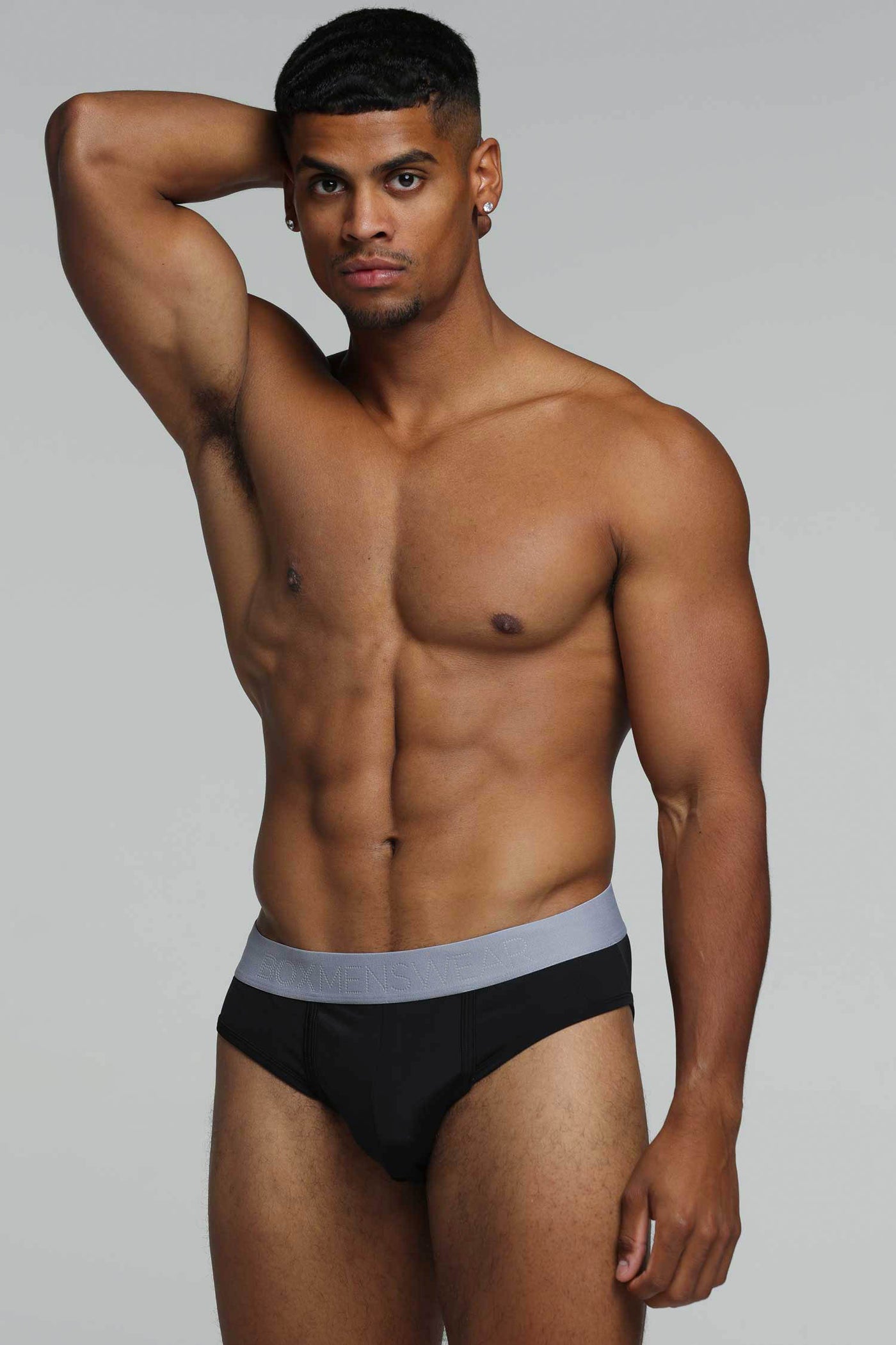 Mesh Panel Briefs - Midnight Milan