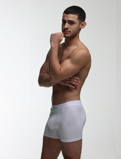 Colour Pop Boxers - White & Green
