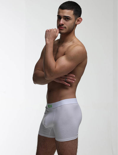 Colour Pop Boxers - White & Green