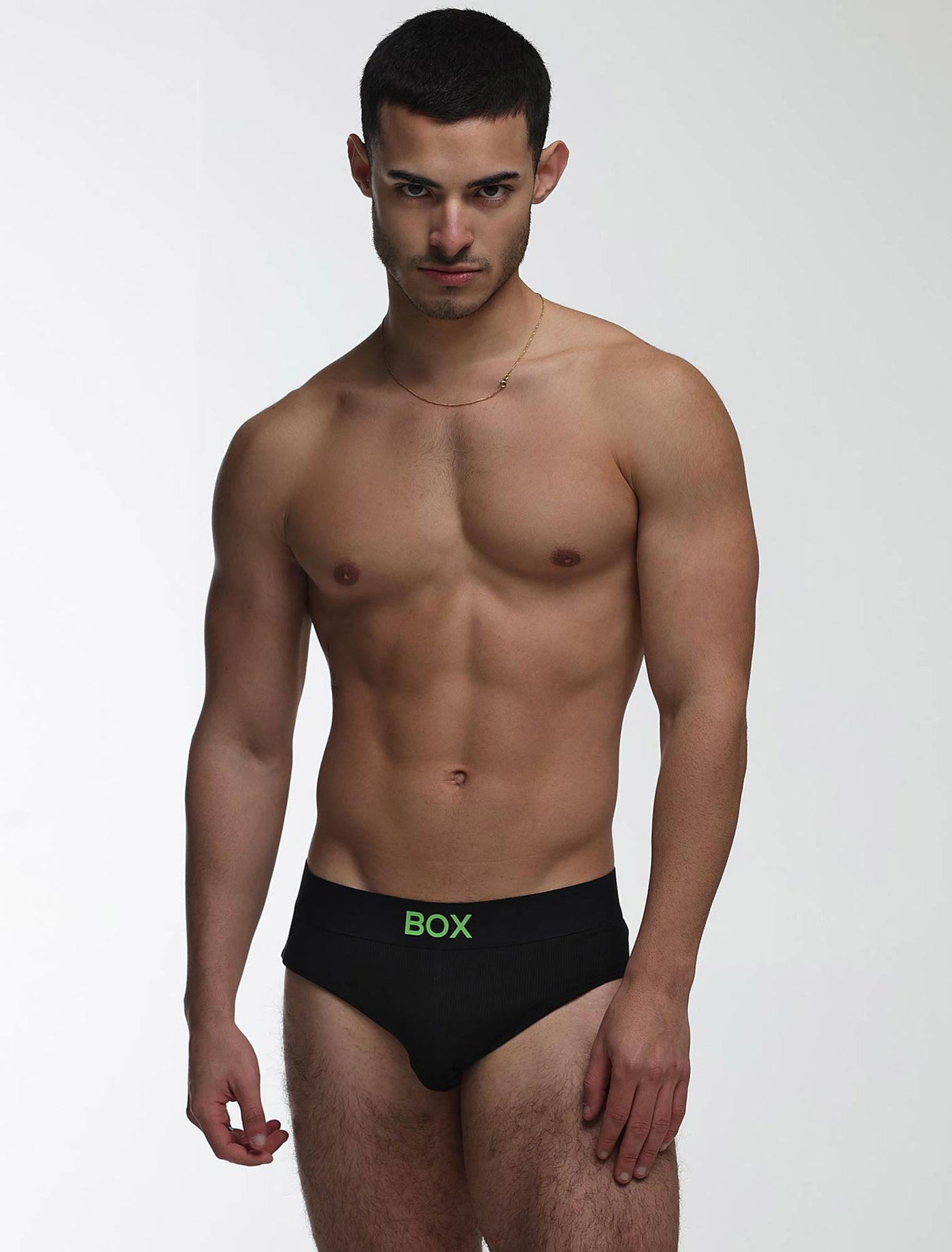 Colour Pop Briefs - Black & Green