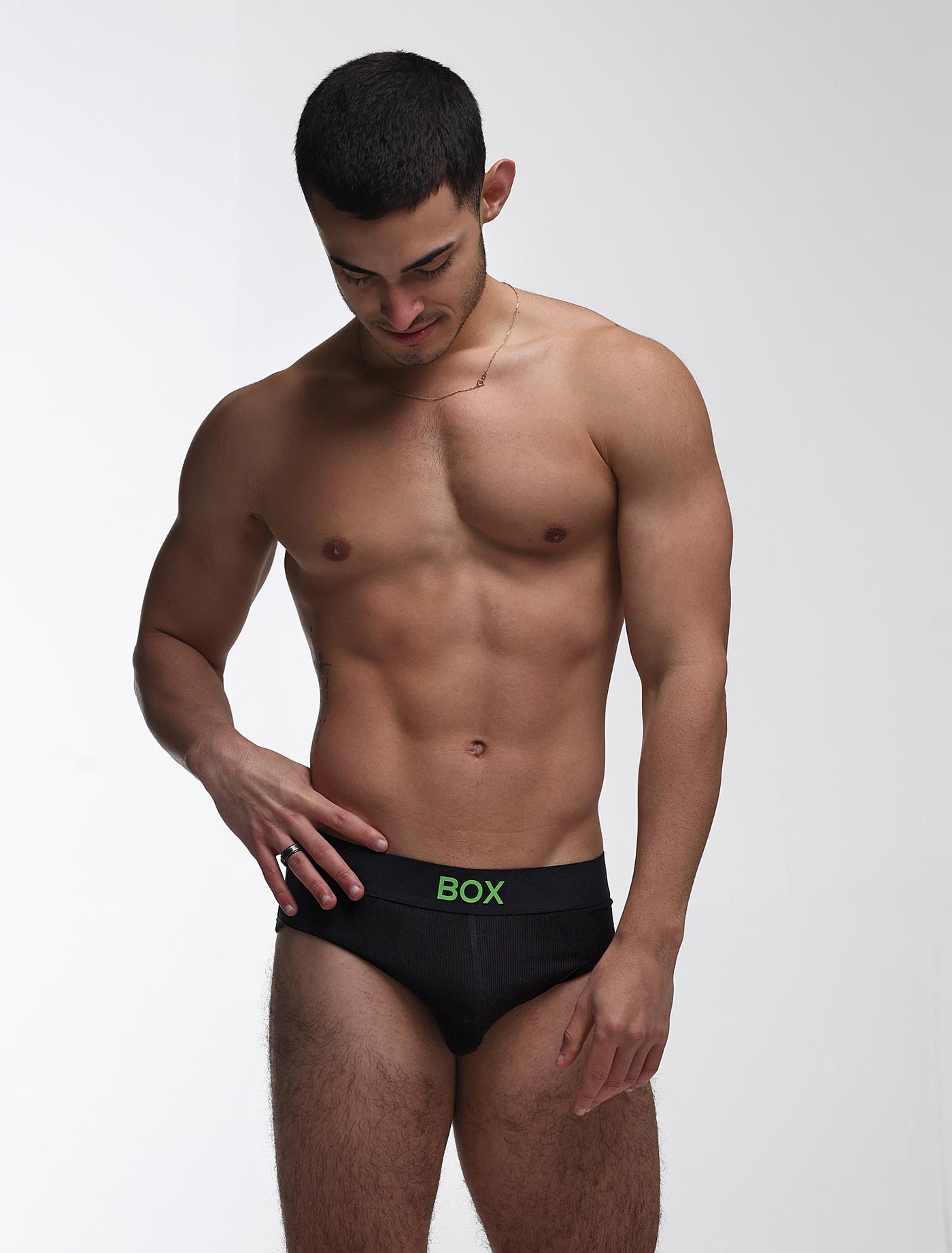 Colour Pop Briefs - Black & Green