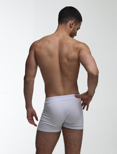 Colour Pop Boxers - White & Orange