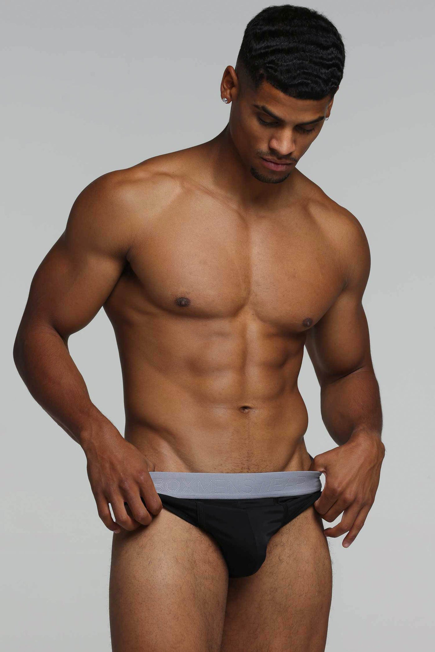 Mesh Panel Briefs - Midnight Milan