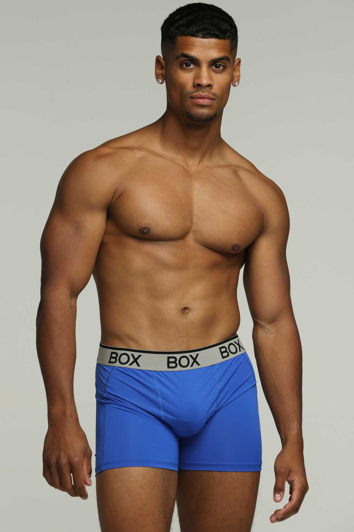 Box Menswhere Mens Sports Boxers - Turbo Blue – Box Menswear