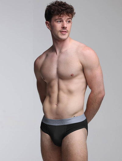 Mesh Panel Briefs - Midnight Milan