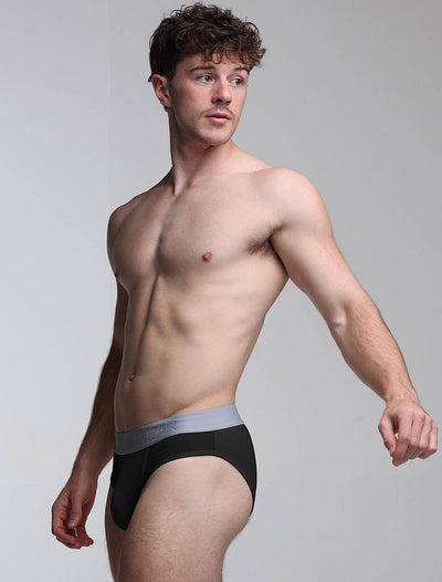 Mesh Panel Briefs - Midnight Milan