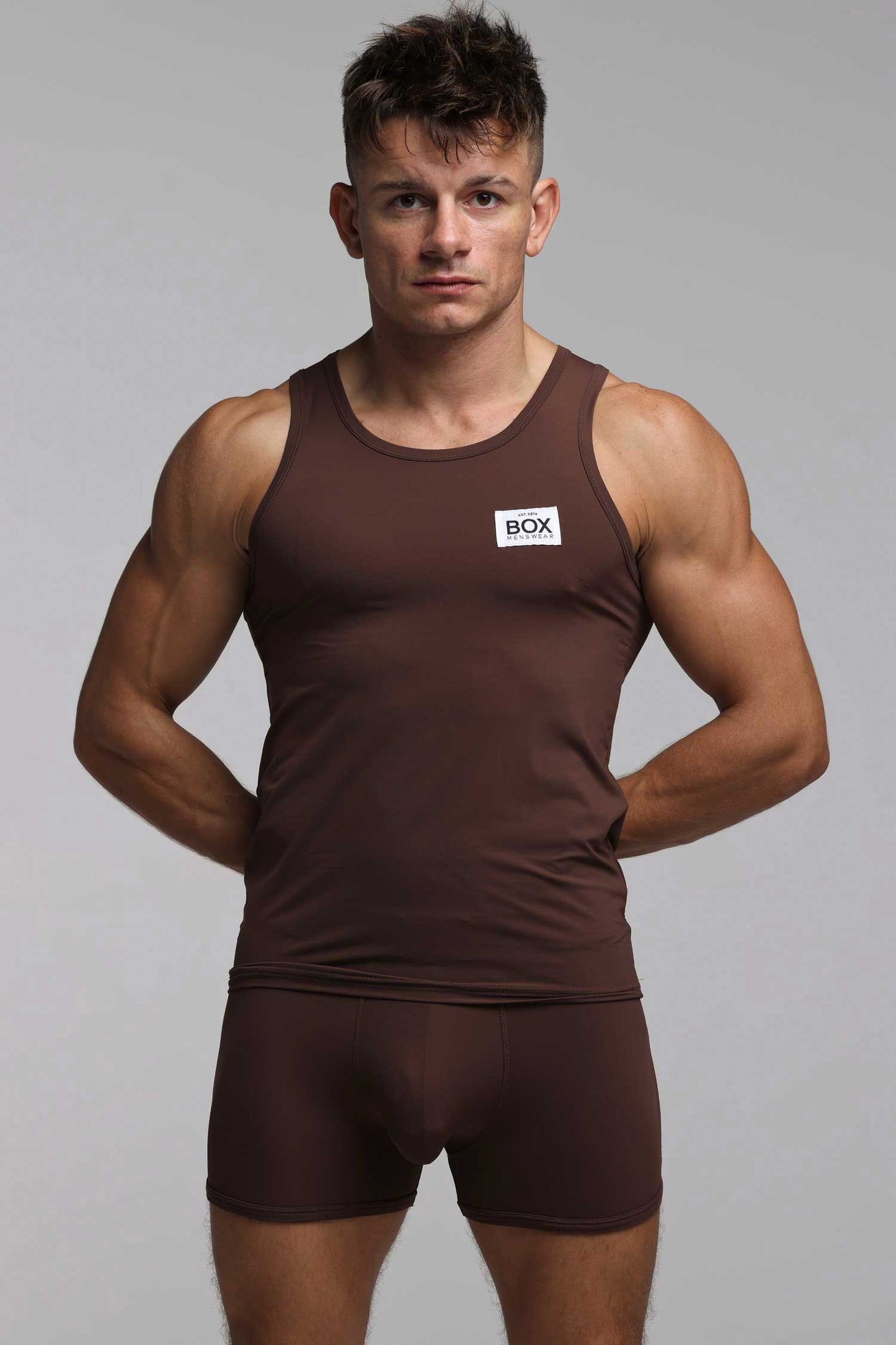 Tonal Boxer + Vest Set - Shade #4 - boxmenswear - {{variant_title}}
