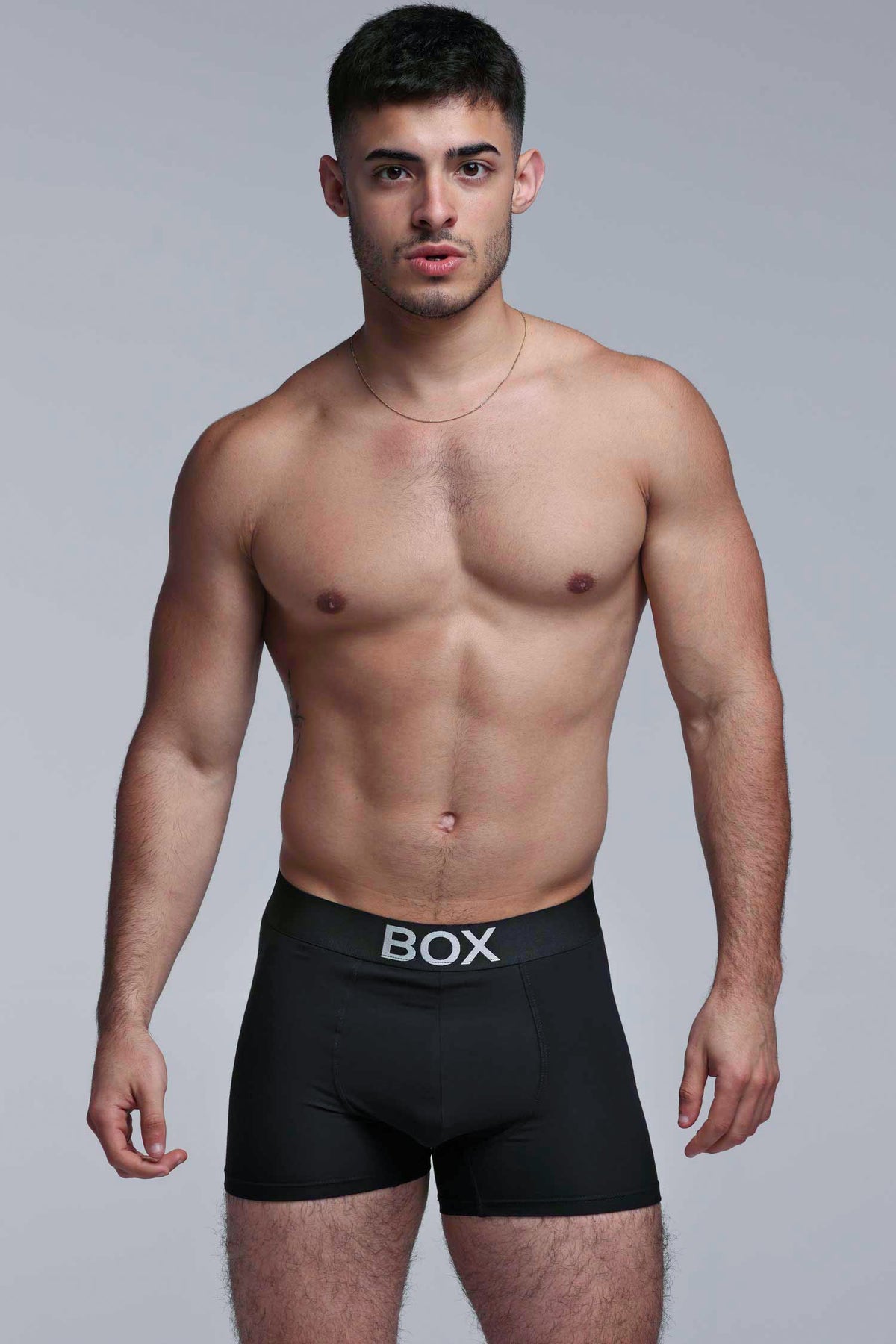 Metcoff Boxer Metallic Modal Boxers - Black & Silver – Box Menswear