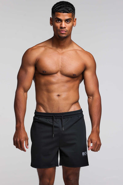"The Fit" Sports Shorts - Jet Black