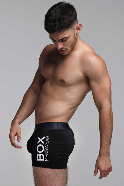 Mens Black Boxers
