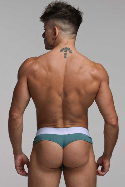 Brazilian Butt Briefs - Amazon Green