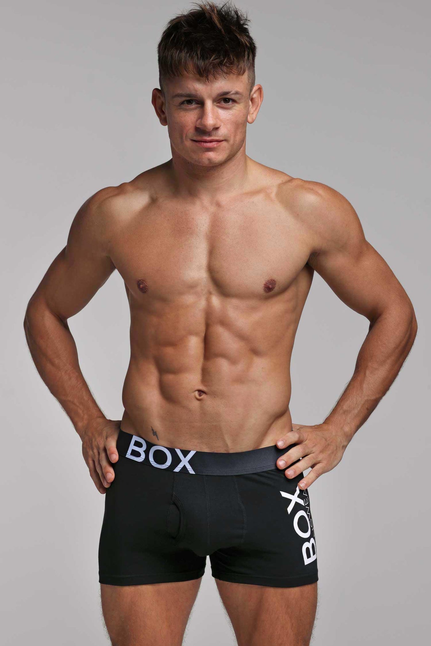 Mens Black Boxers