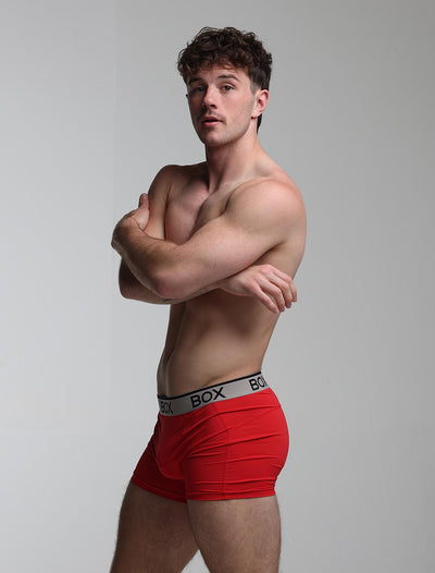 Mens Sports Boxers - Red Ignition