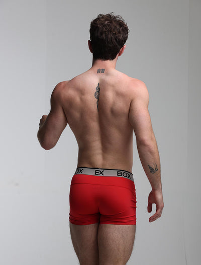 Mens Sports Boxers - Red Ignition