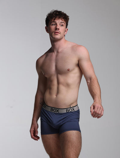 Mens Sports Boxers - Velocity Blue