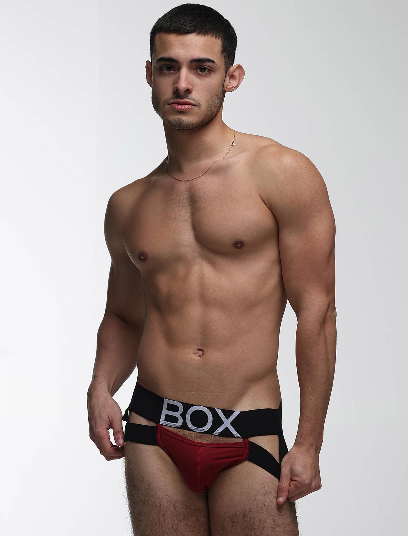 Mens Suspender Jockstrap 3.0 : With Bounce - Burgundy