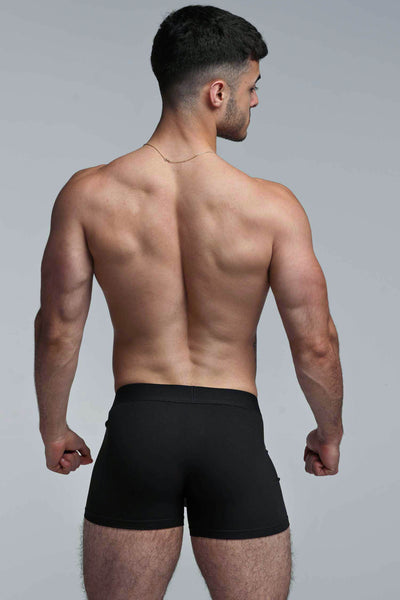 Colour Pop Boxers - Black & Orange