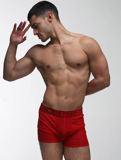 All Over Mesh Boxers - Direct Red