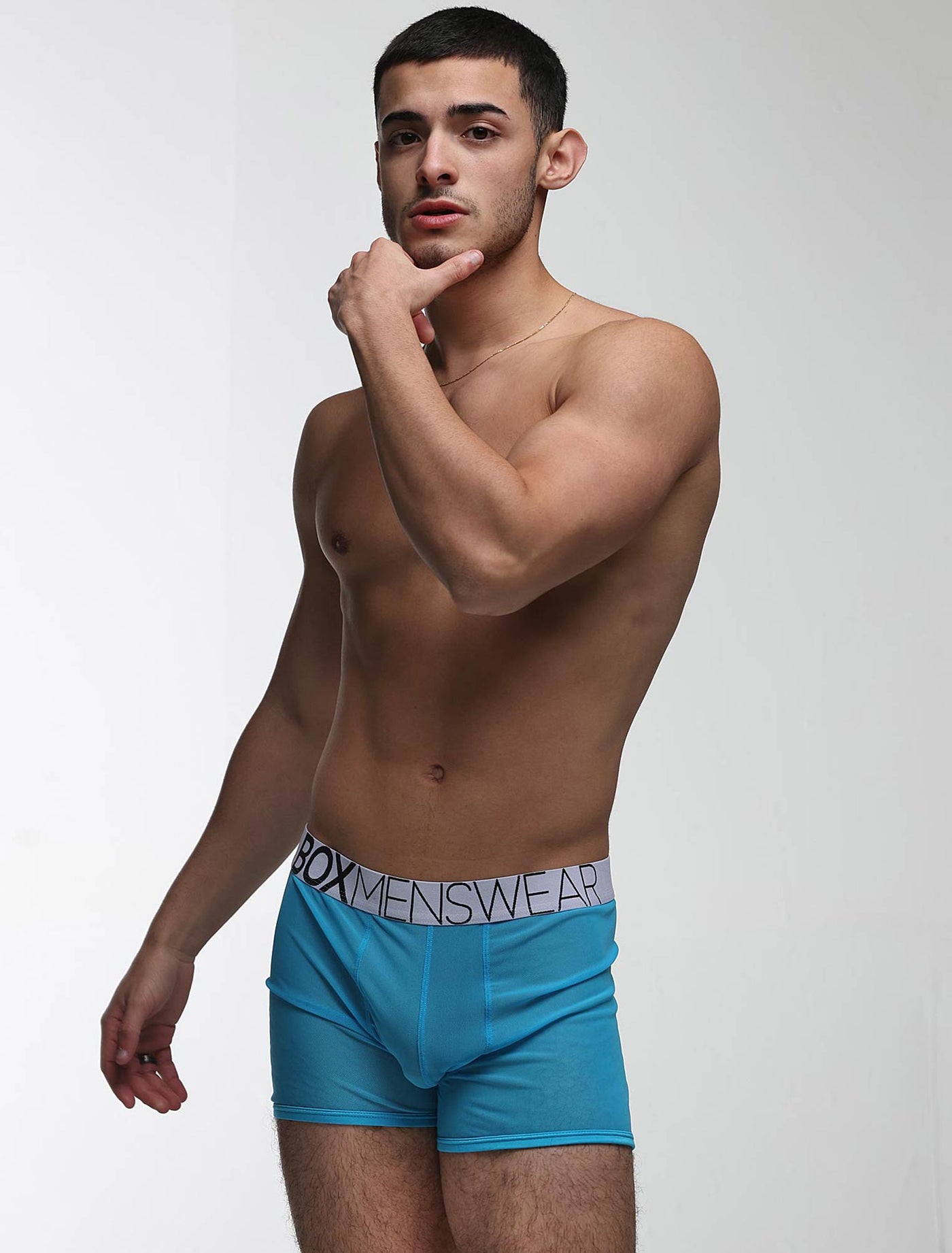 All Over Mesh Boxers - Blue Me