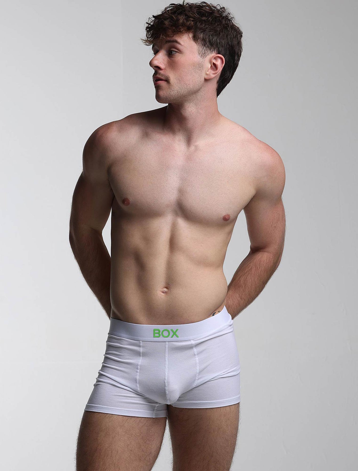Colour Pop Boxers - White & Green
