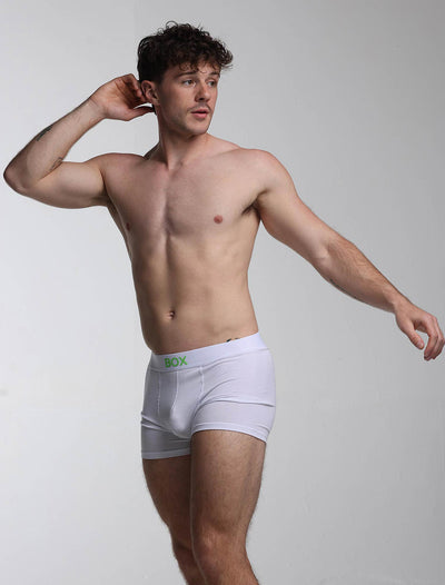 Colour Pop Boxers - White & Green