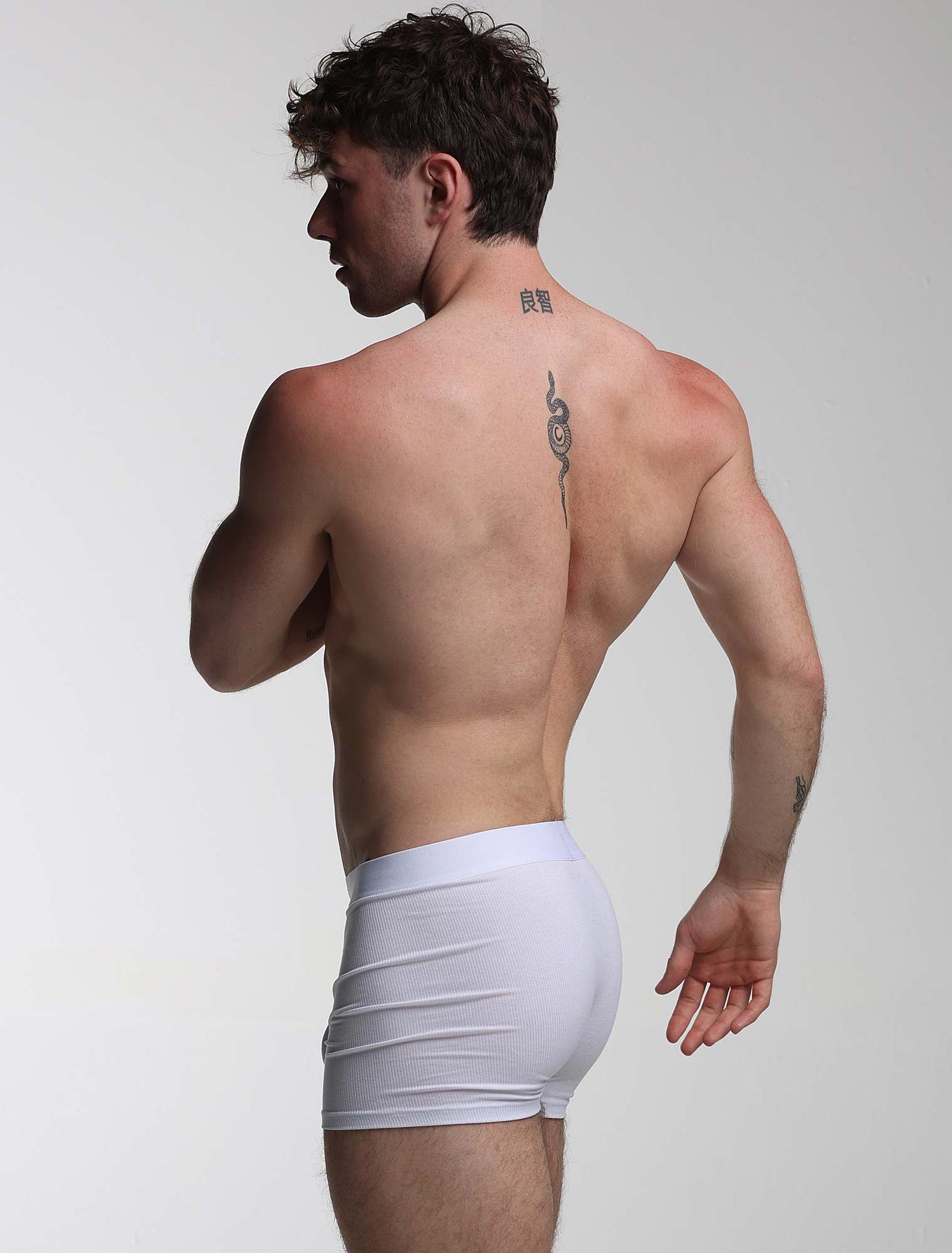 Colour Pop Boxers - White & Orange