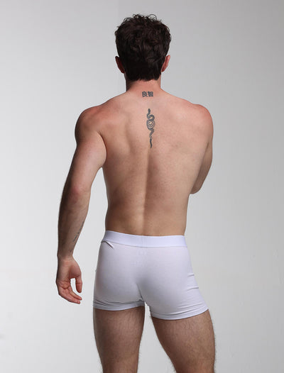 Colour Pop Boxers - White & Orange