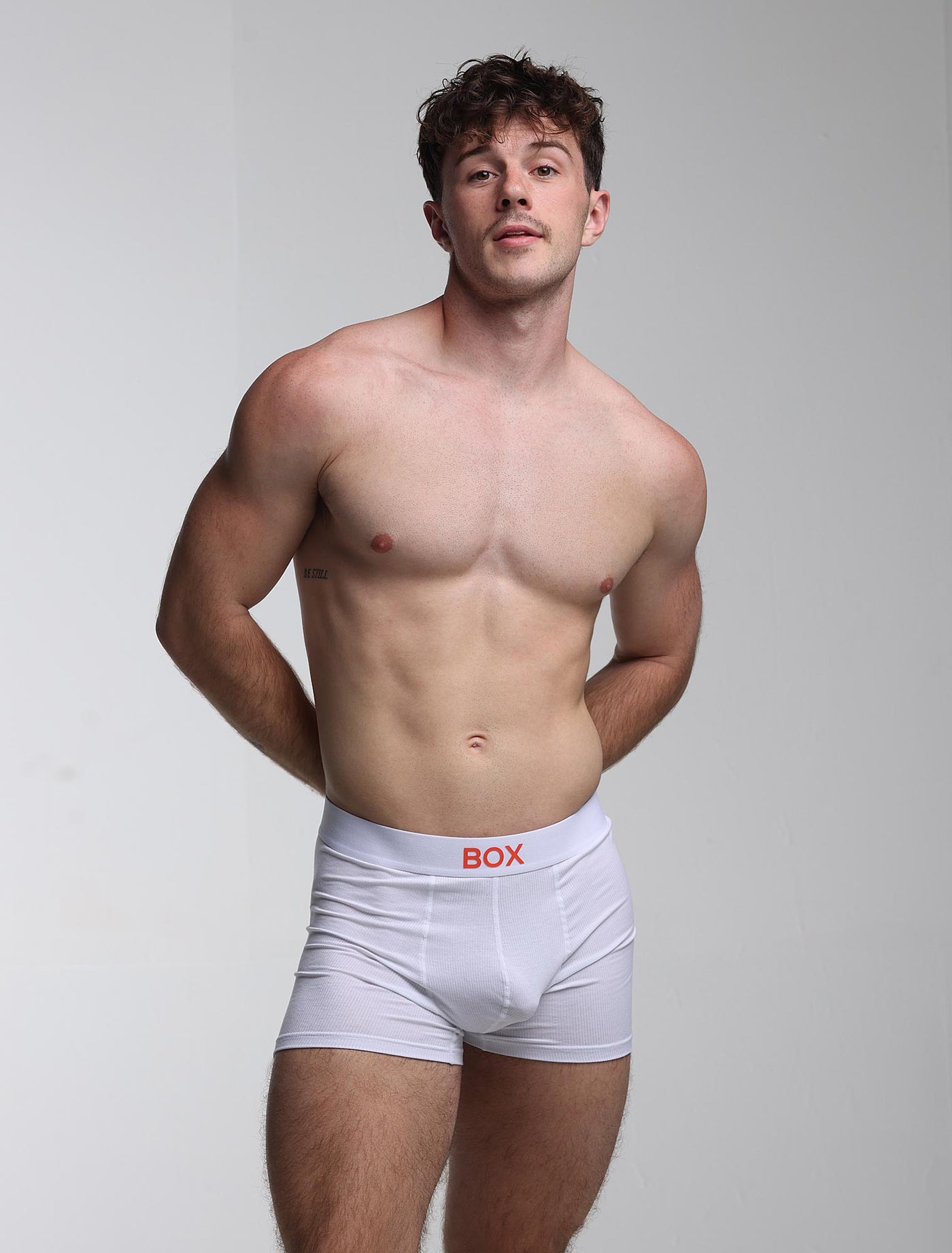 Colour Pop Boxers - White & Orange