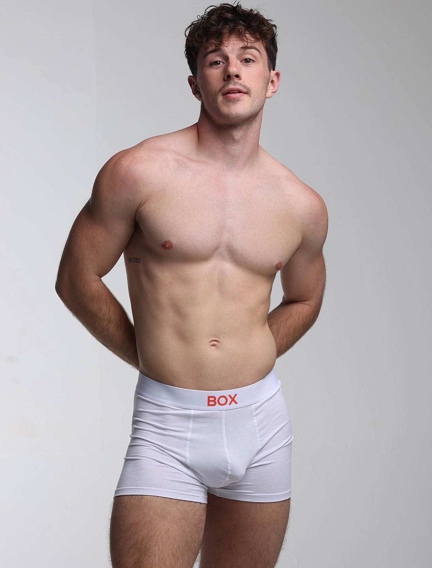 Colour Pop Boxers - White & Orange