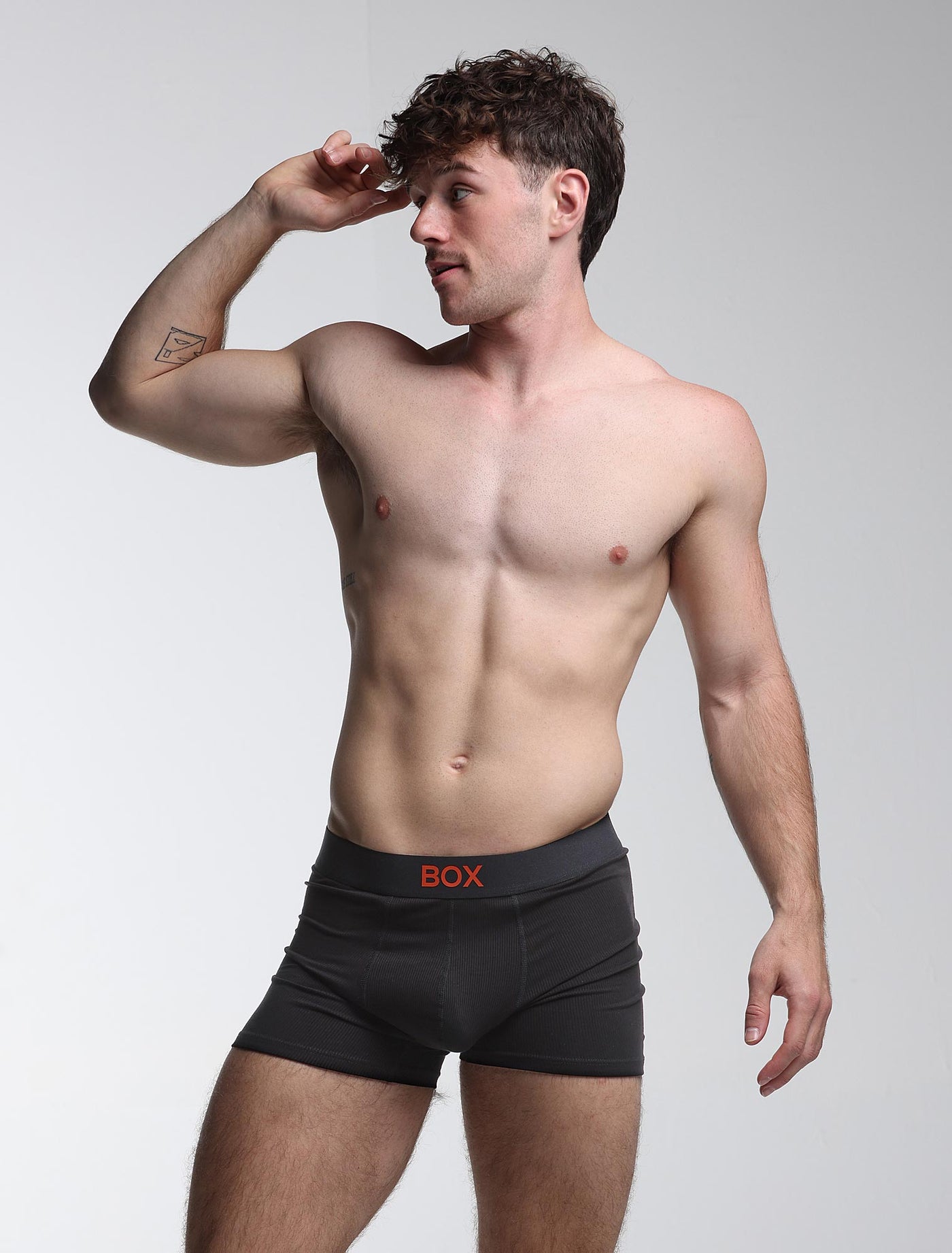 Colour Pop Boxers - Black & Orange