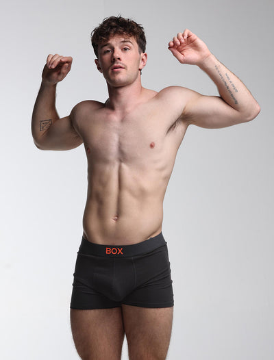 Colour Pop Boxers - Black & Orange