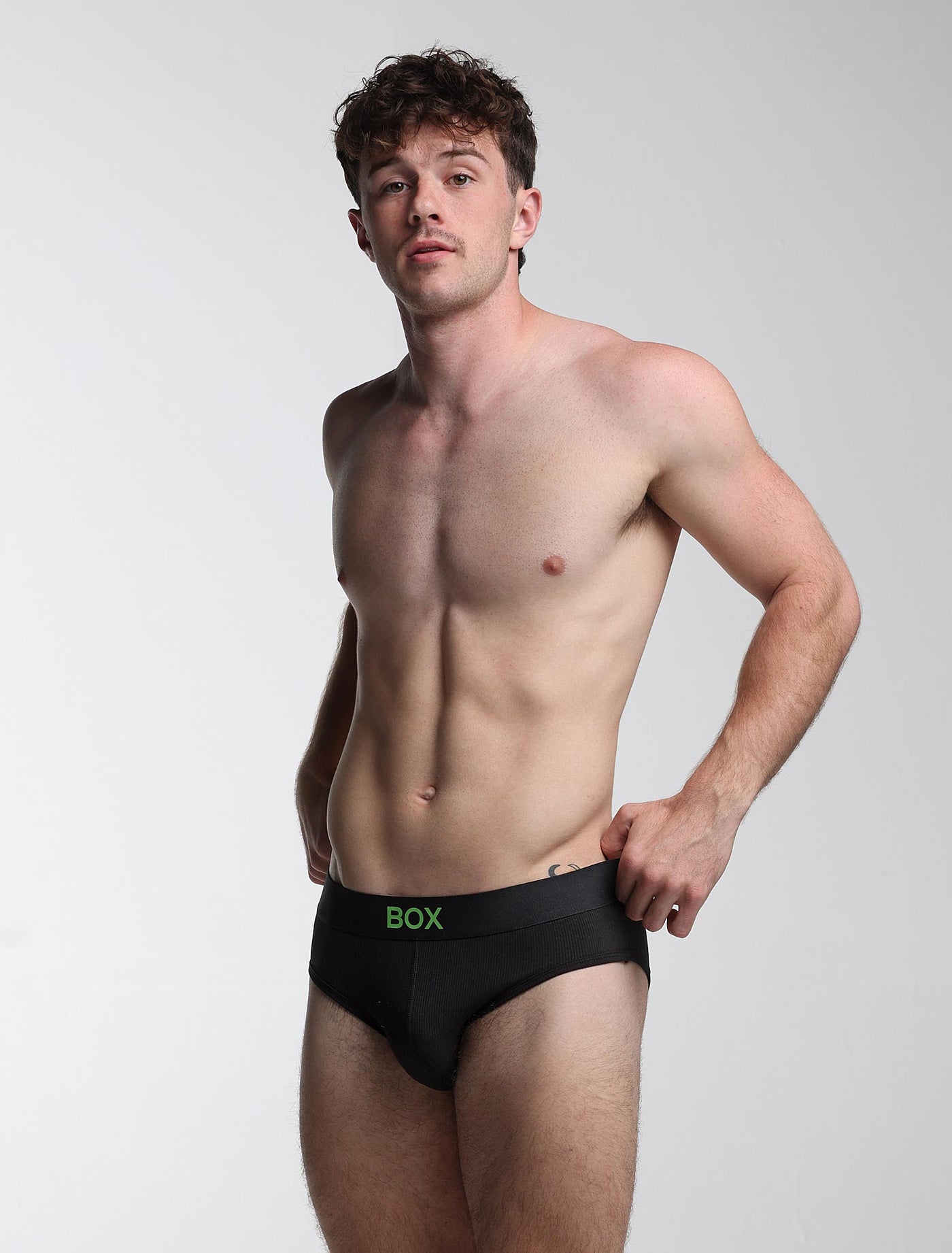 Colour Pop Briefs - Black & Green