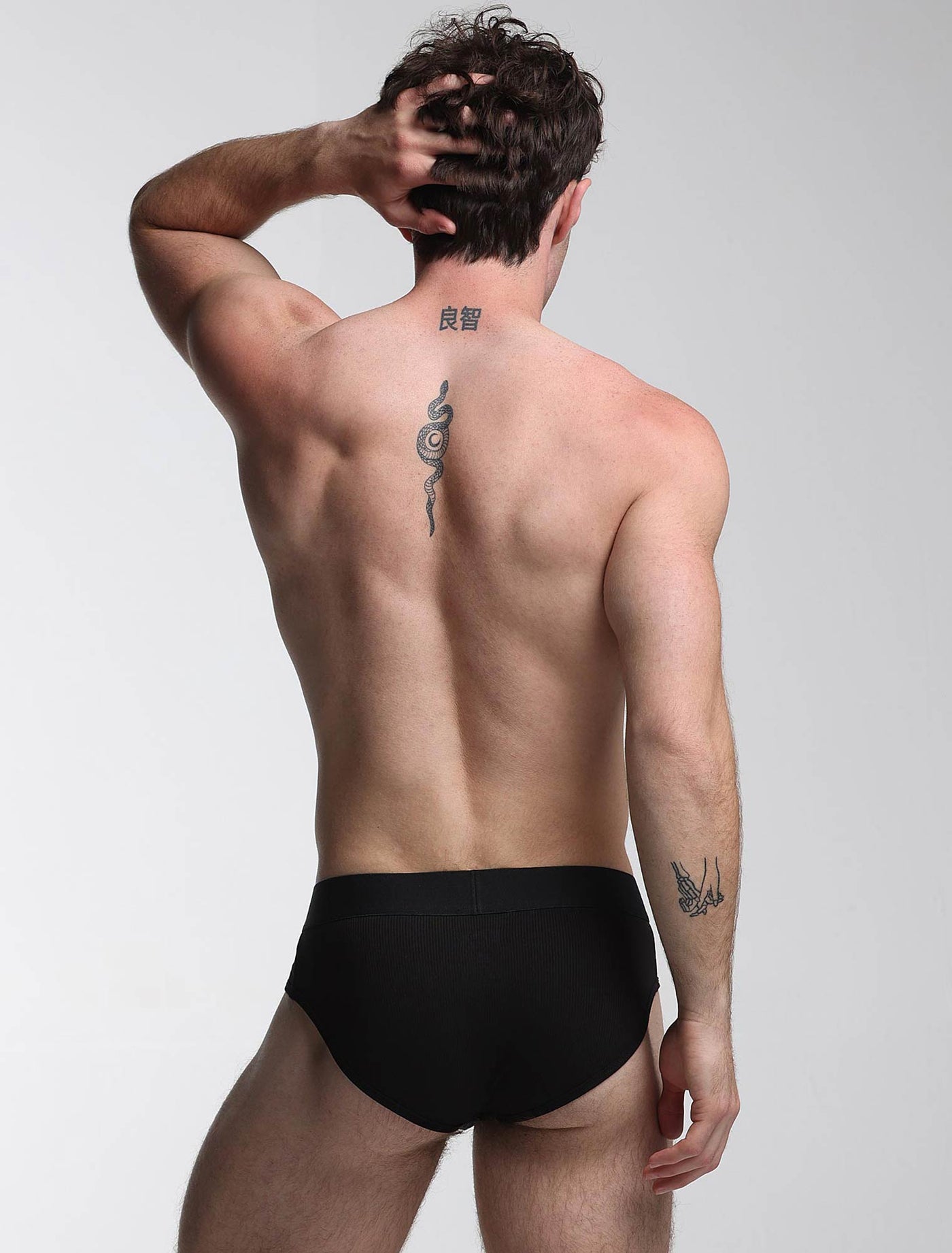 Colour Pop Briefs - Black & Green