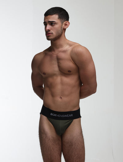 Deep Support Jockstrap - Army Green