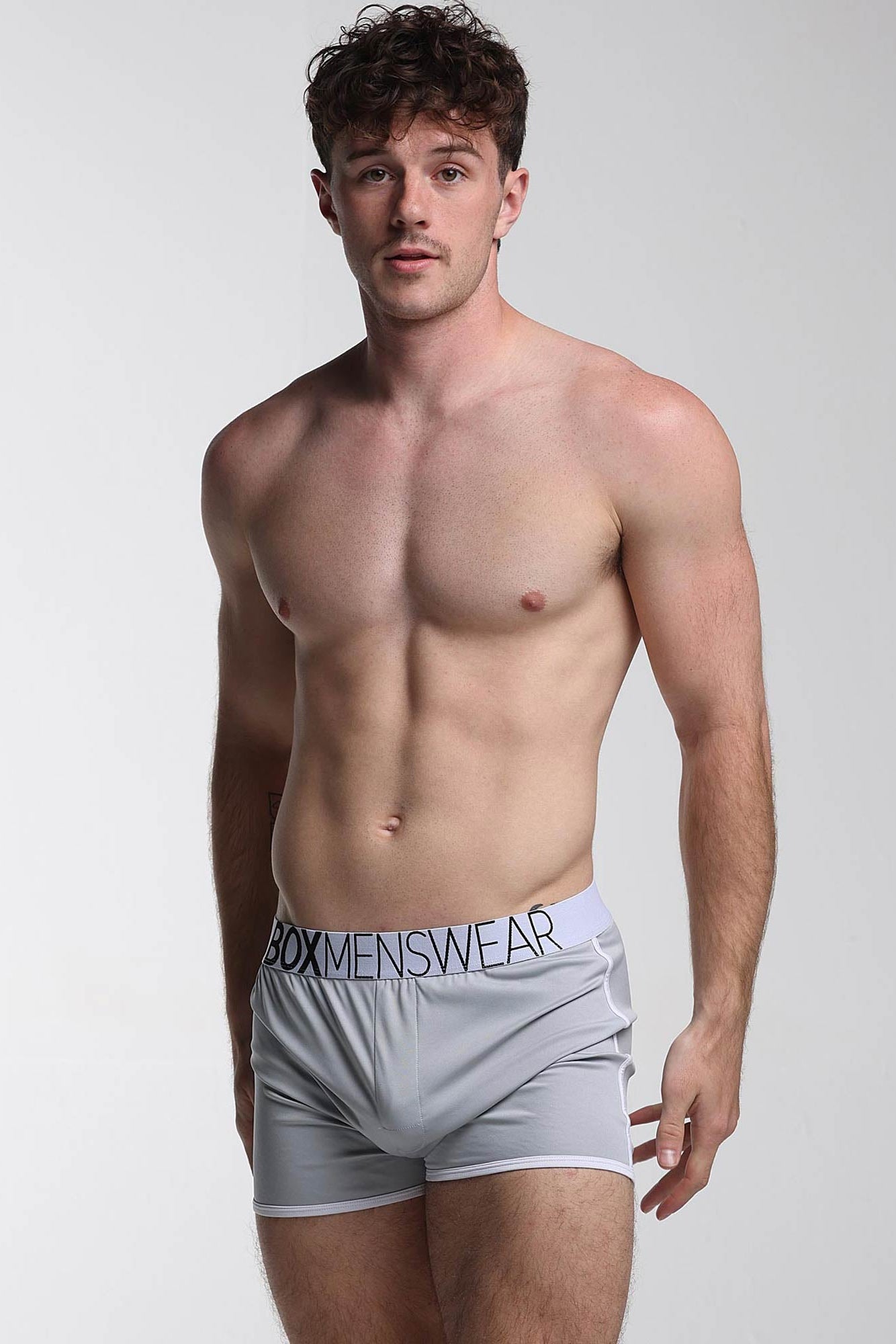 Mens Sports Loose Fit Boxers - Greyscale - boxmenswear - {{variant_title}}